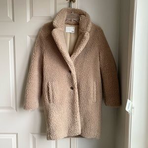 Aritzia Wilfred Free Teddy Coat